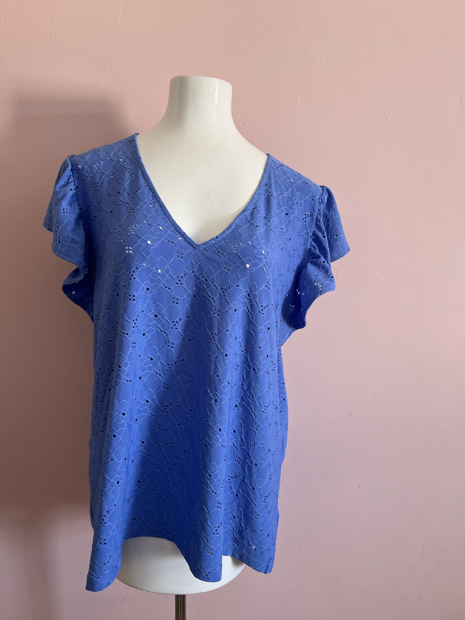 Blusa Michael Kors Azul XL en Buen Estado