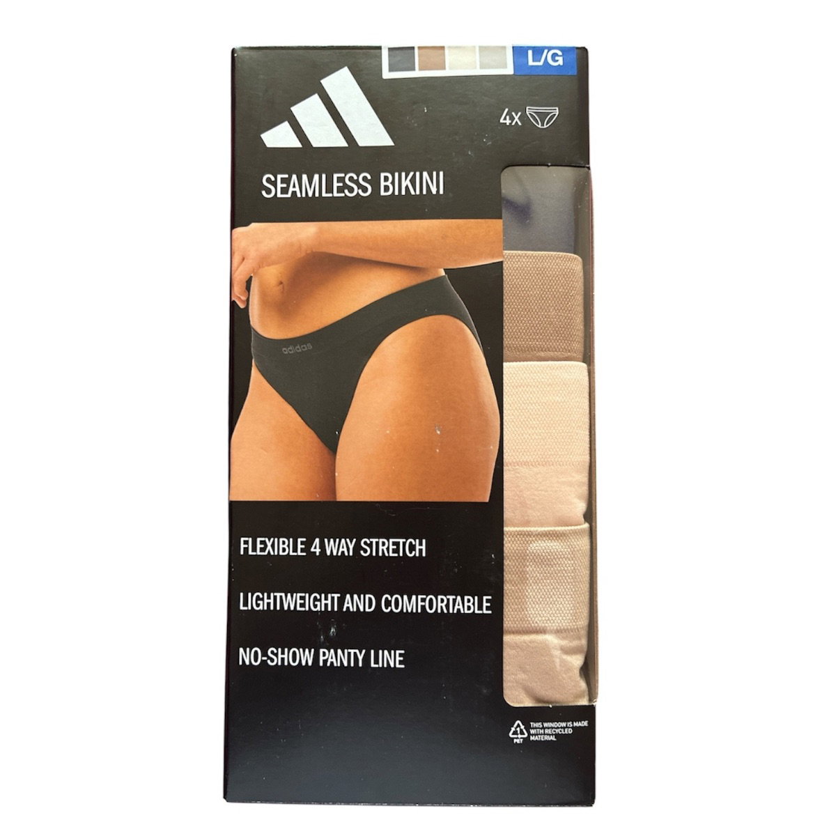 Pack de 4 bikinis seamless Adidas Talla L