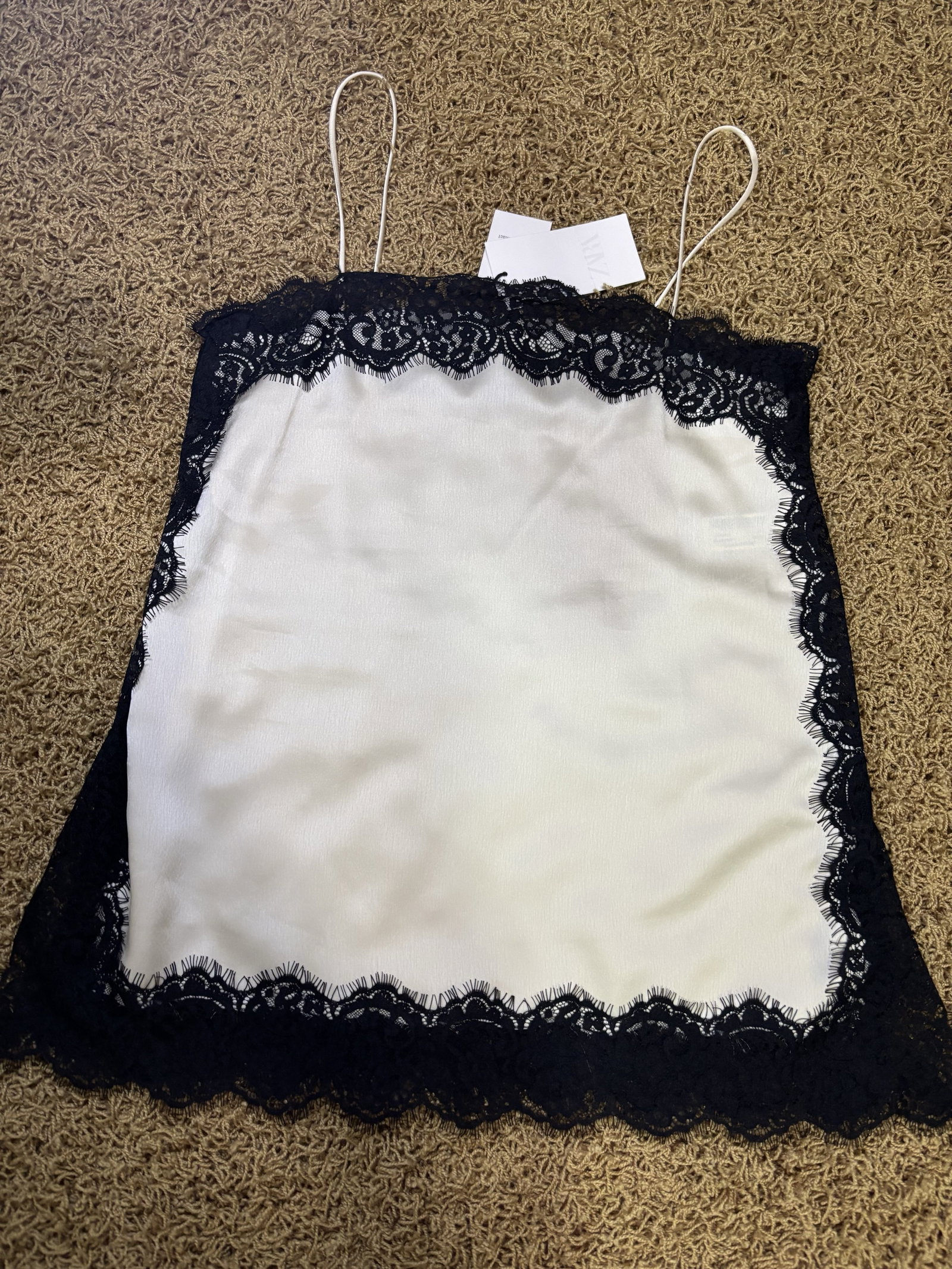 Top Lencero Zara Nuevo con Etiqueta