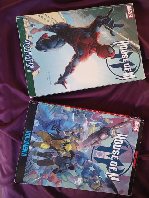 Libros Marvel House of M Volumen I y II