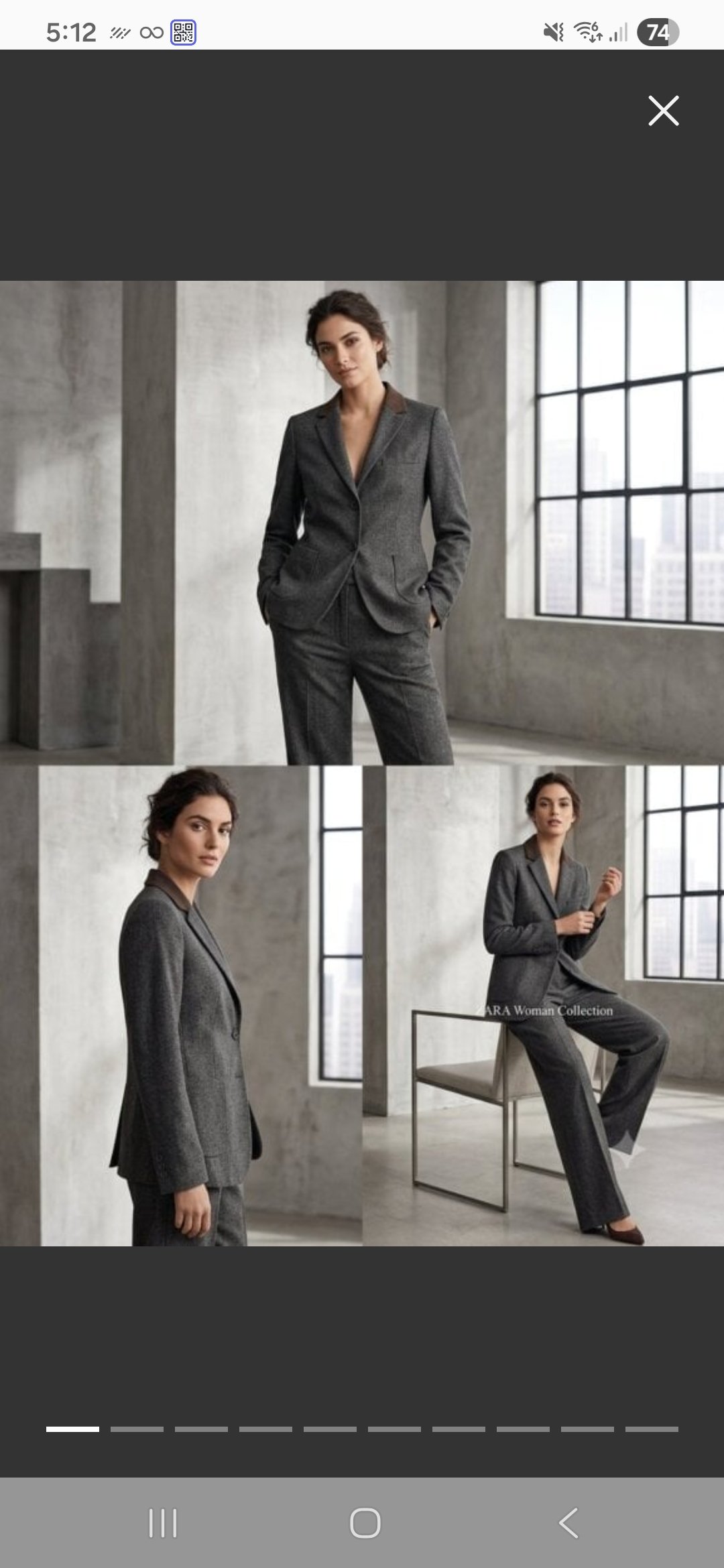 Traje de 2 piezas para mujer ZARA Woman - Talla 32 MX