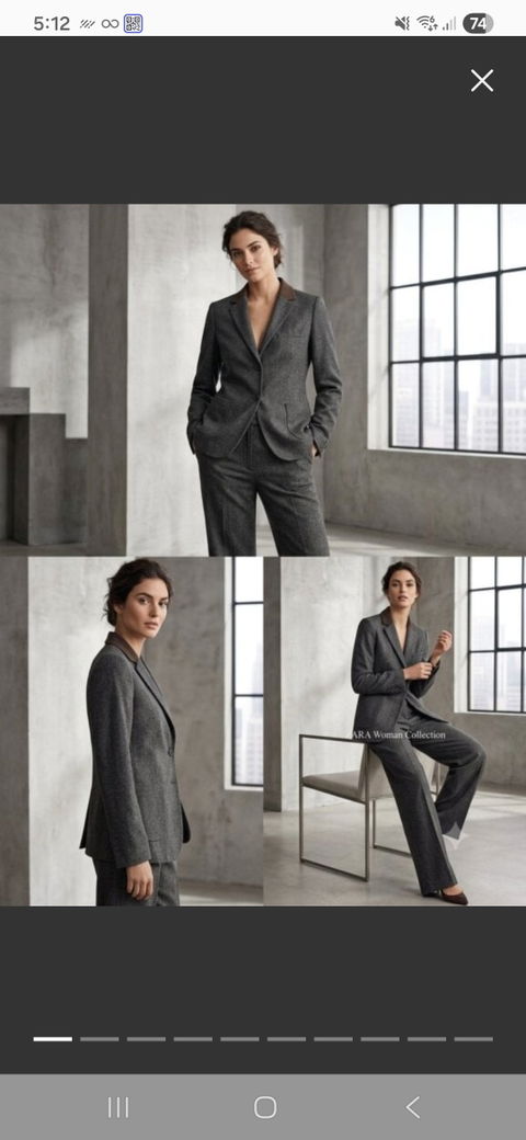 Traje de 2 piezas para mujer ZARA Woman - Talla 32 MX