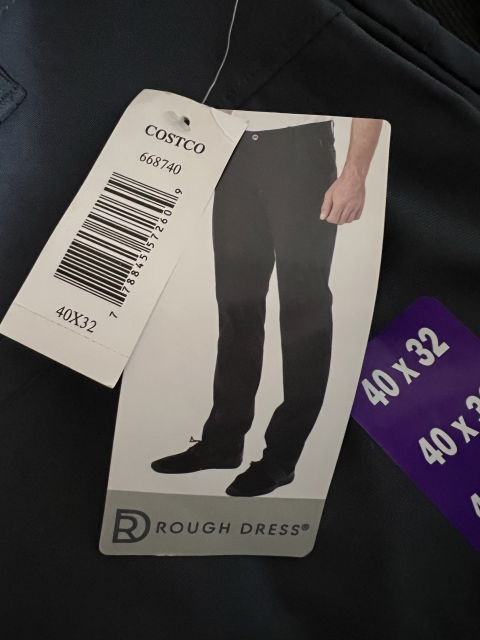 Pantalón talla 40/32 Hombre azul marino