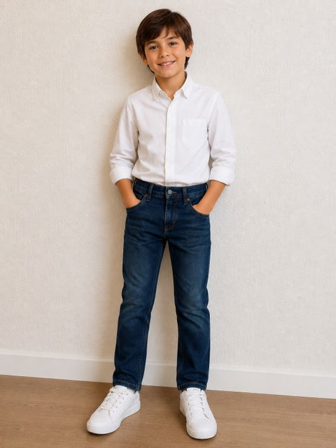 Jeans Old Navy para Niño Talla 10 - Azul Oscuro