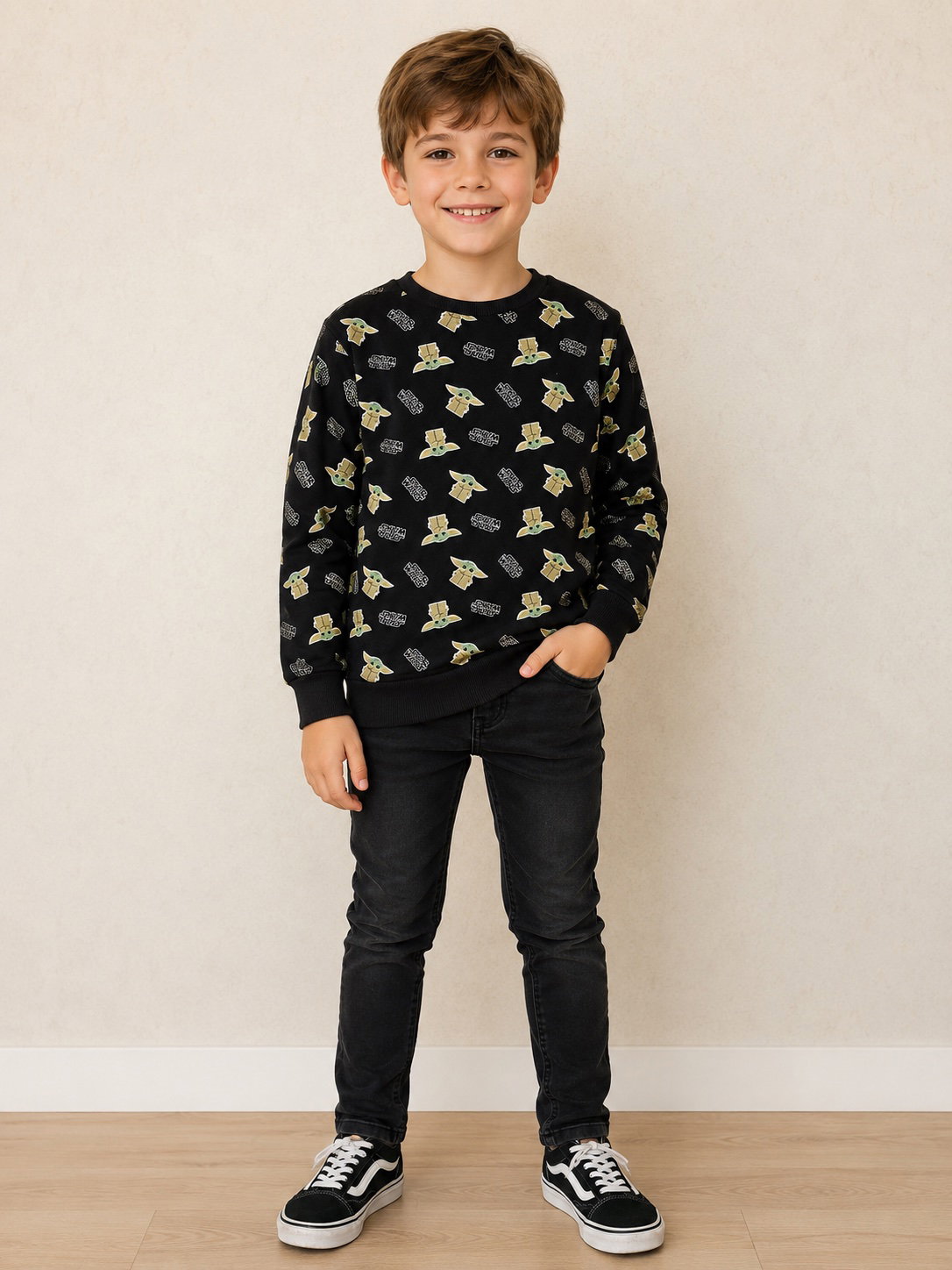 Sudadera Unisex Star Wars The Mandalorian Grogu (Baby Yoda) Talla M