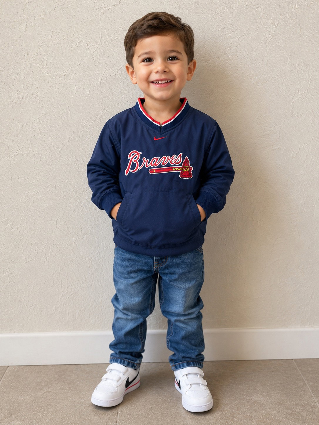 Chamarra vintage Nike para niños talla 4
