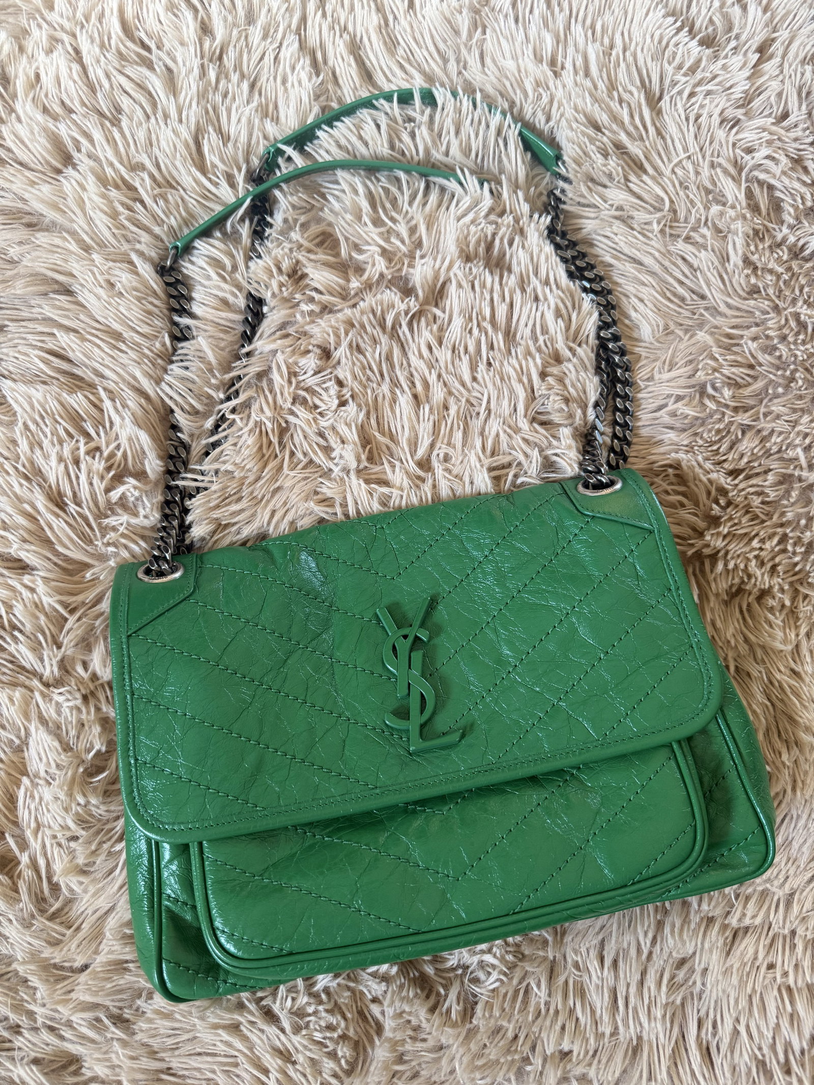 SAINT LAURENT NIKI MEDIUM VERDE 