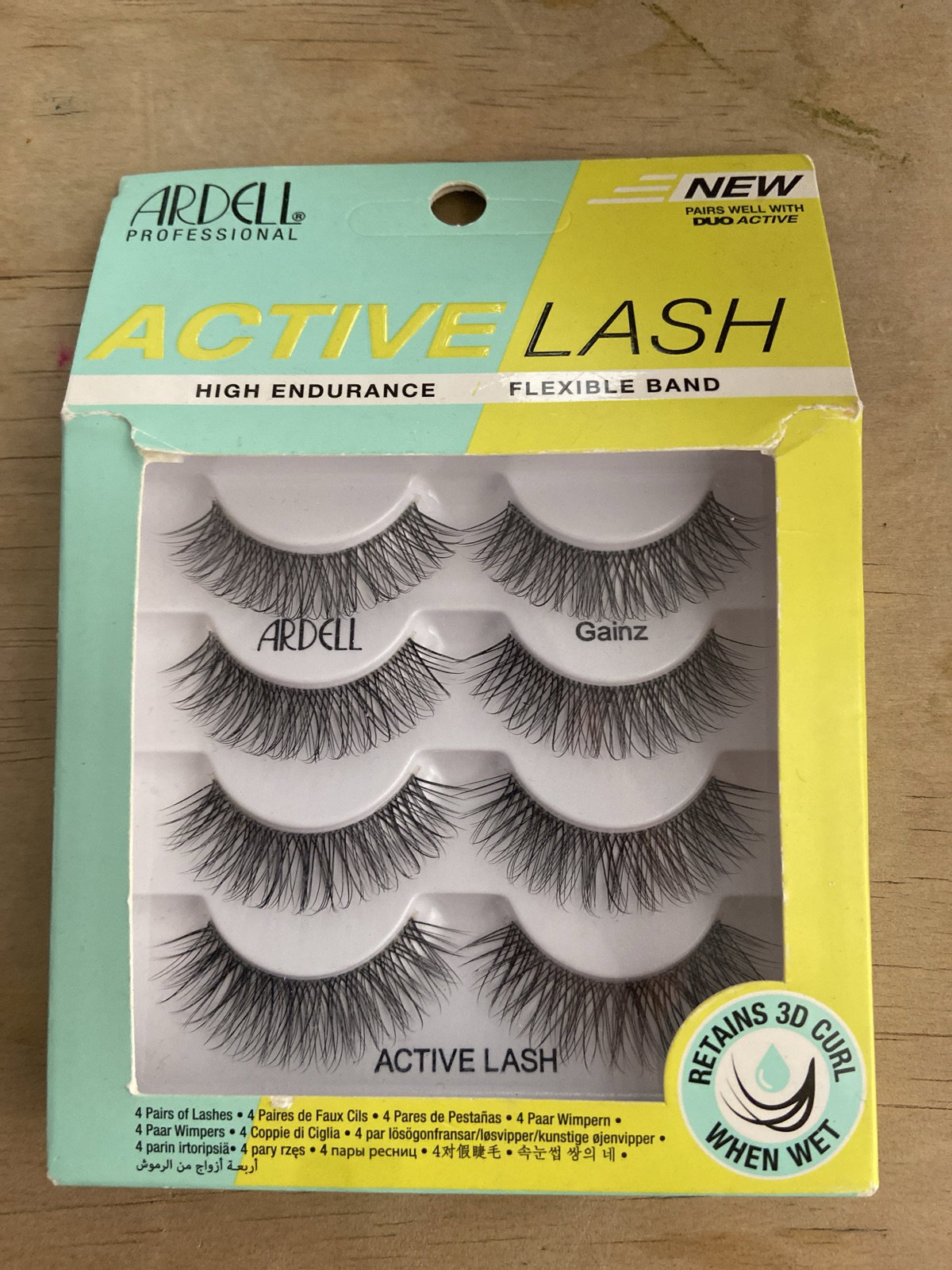 Pestañas postizas Ardell Active Lash - 4 pares