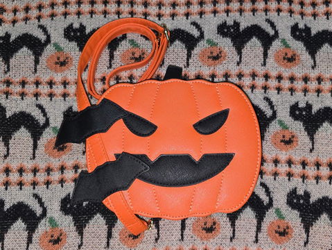 🍁🎃 Bolsa Bandolera de Calabacita Spooky 🎃🍁