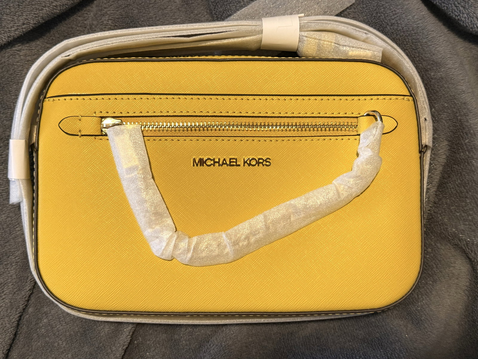 Bolso Michael Kors Amarillo Vibrante Nuevo