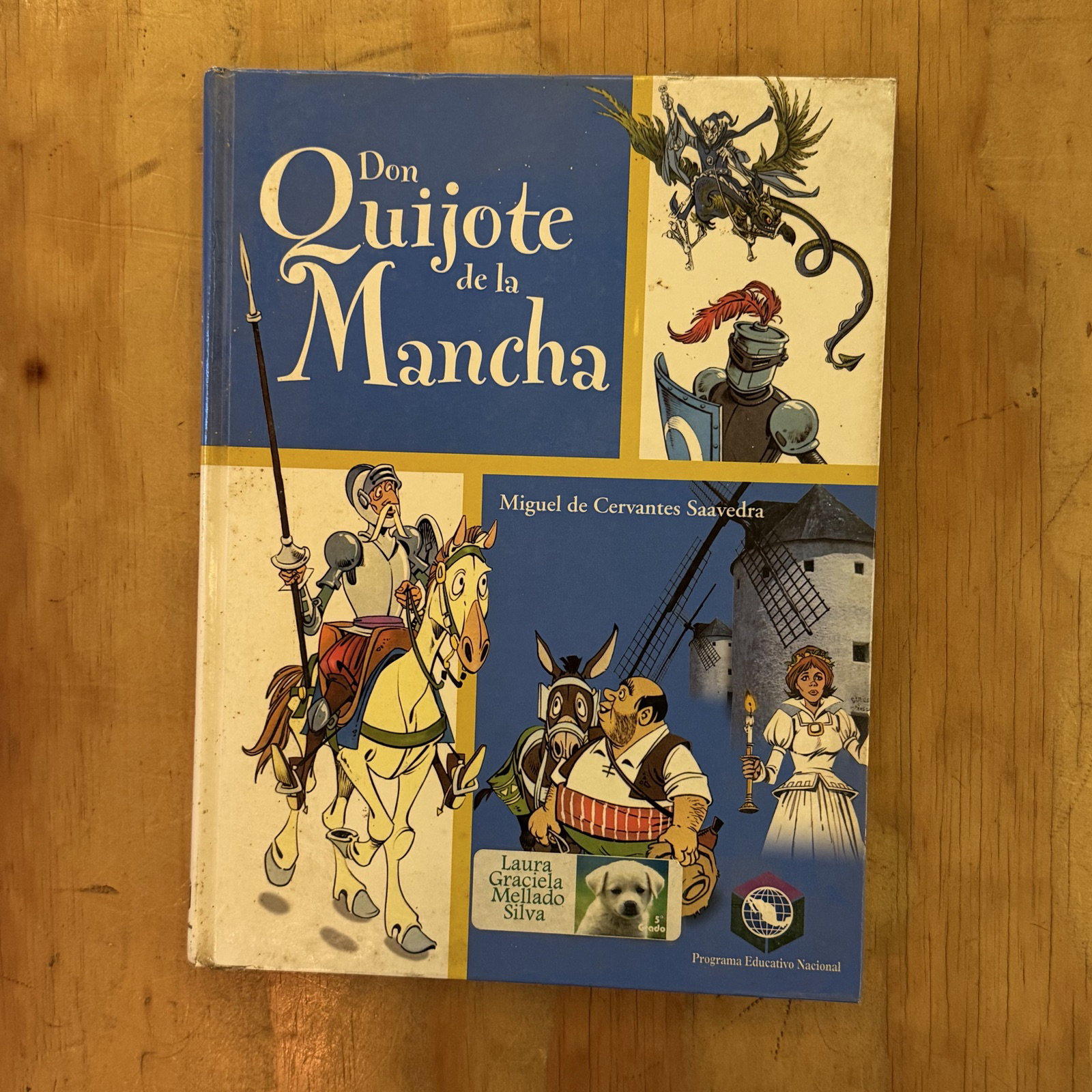 Libro ilustrado: Don Quijote de la Mancha
