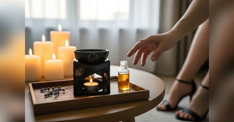 Difusor - Quemador Cubo Aceites Esenciales CUBO SIMBOLOS