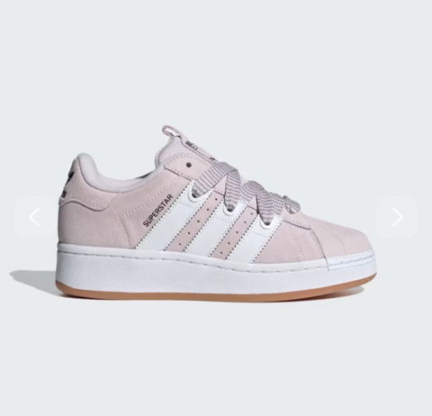 Tenis Adidas Superstar en color Almost Pink, talla 22.5