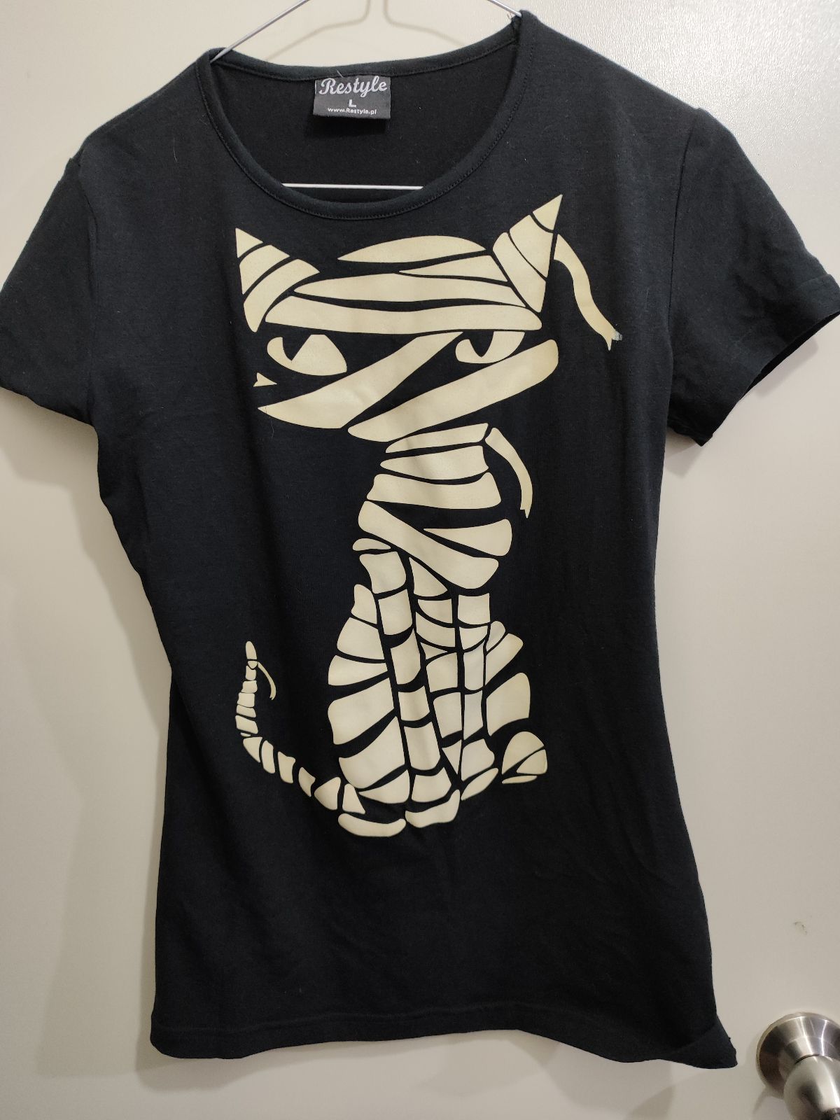 Blusa Restyle Mummy Cat Talla L Ajustada