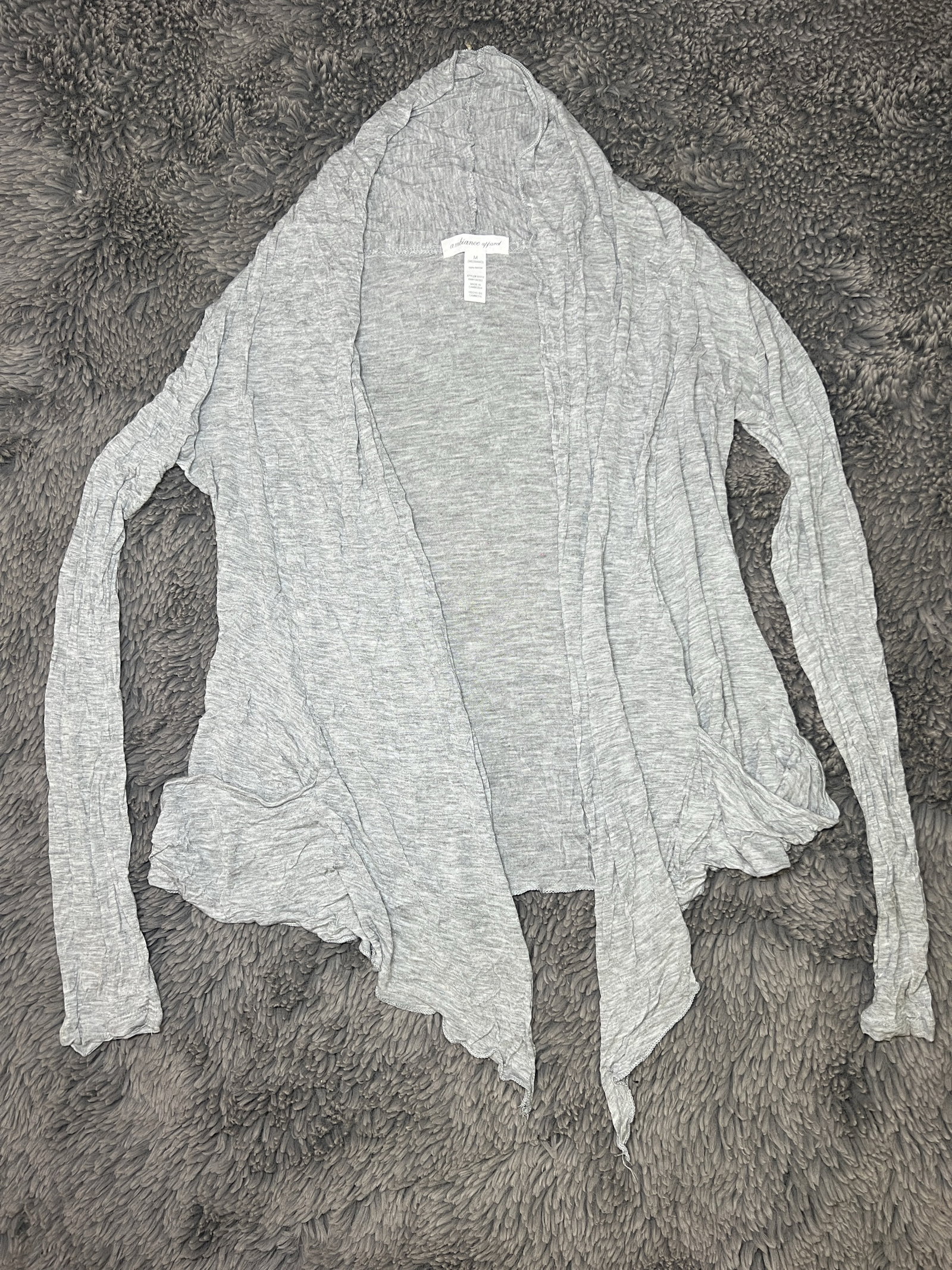 Suéter Dama Ambiance Apparel Gris Talla M