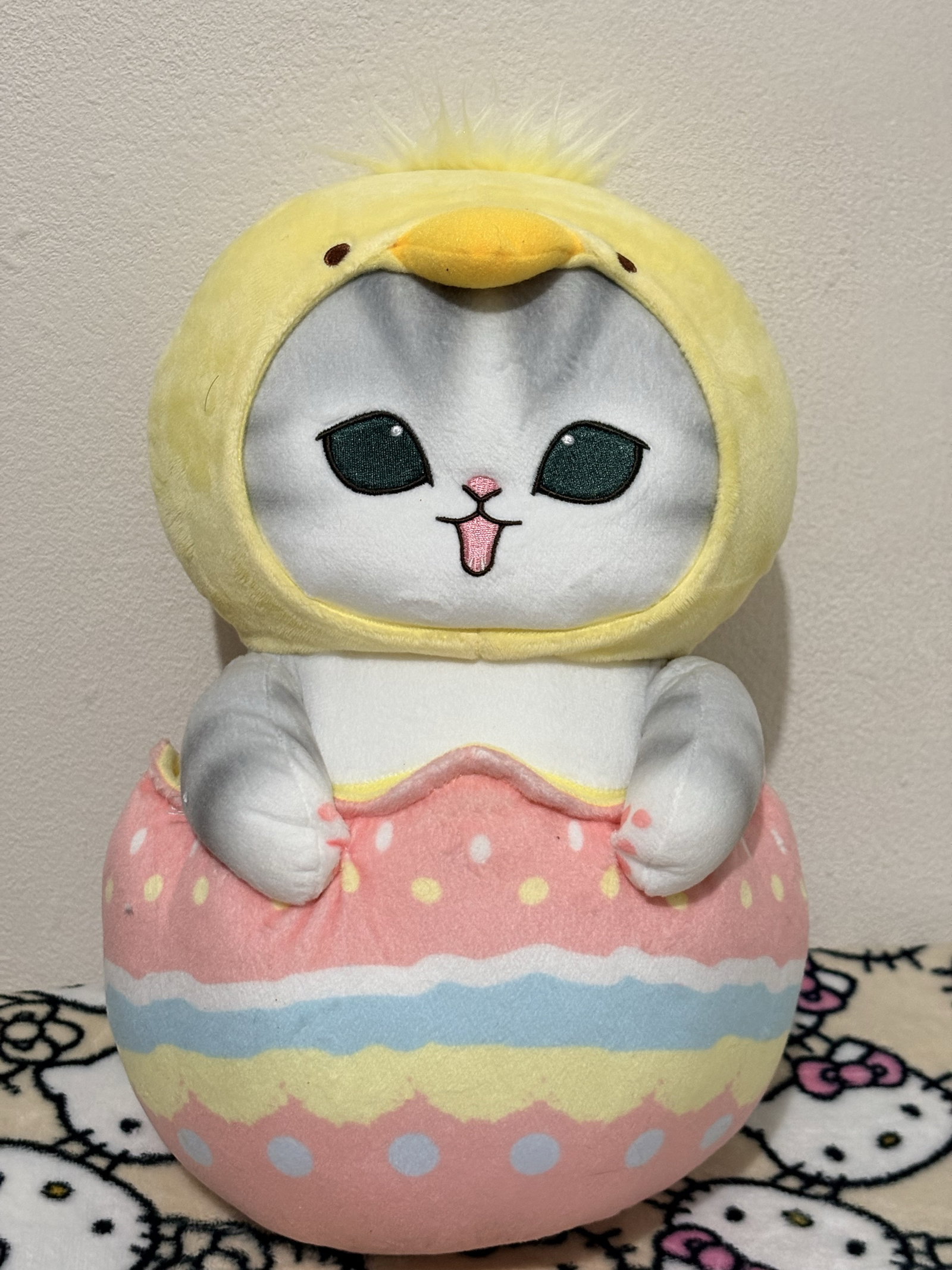 Mofusand Gatito Pollo Pascua - Nuevo y Original - 35cm