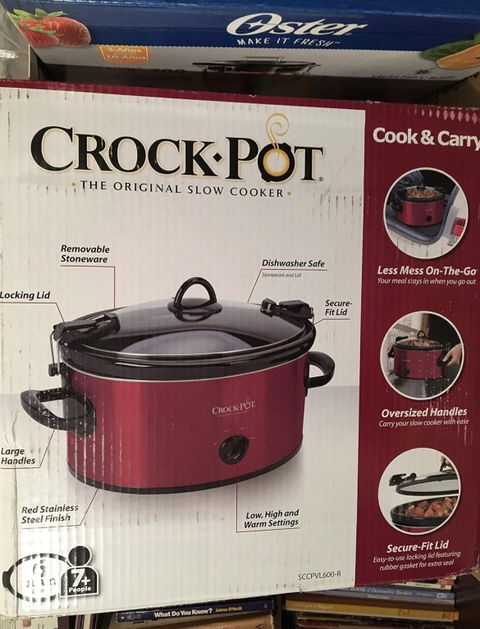 Olla de cocción lenta Crock-Pot Cook & Carry 6 cuartos
