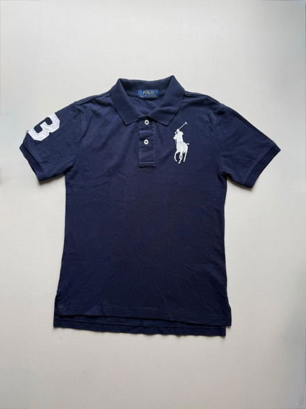 Playera Polo Ralph Lauren azul marino para niño
