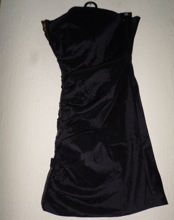 Vestido Strapole Negro Y2K - Calvin Klein - Talla XS