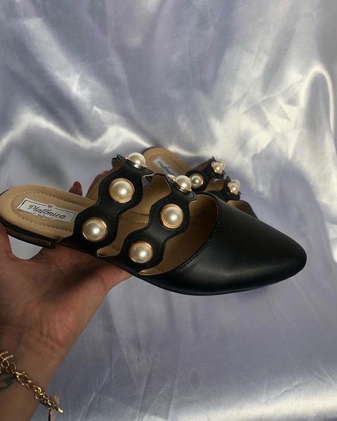 Mules Platónica con Perlas - Nuevos