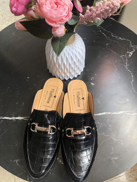 Mules Negros Platonica Nuevos
