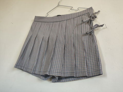 Falda Short Tableada Café Nueva