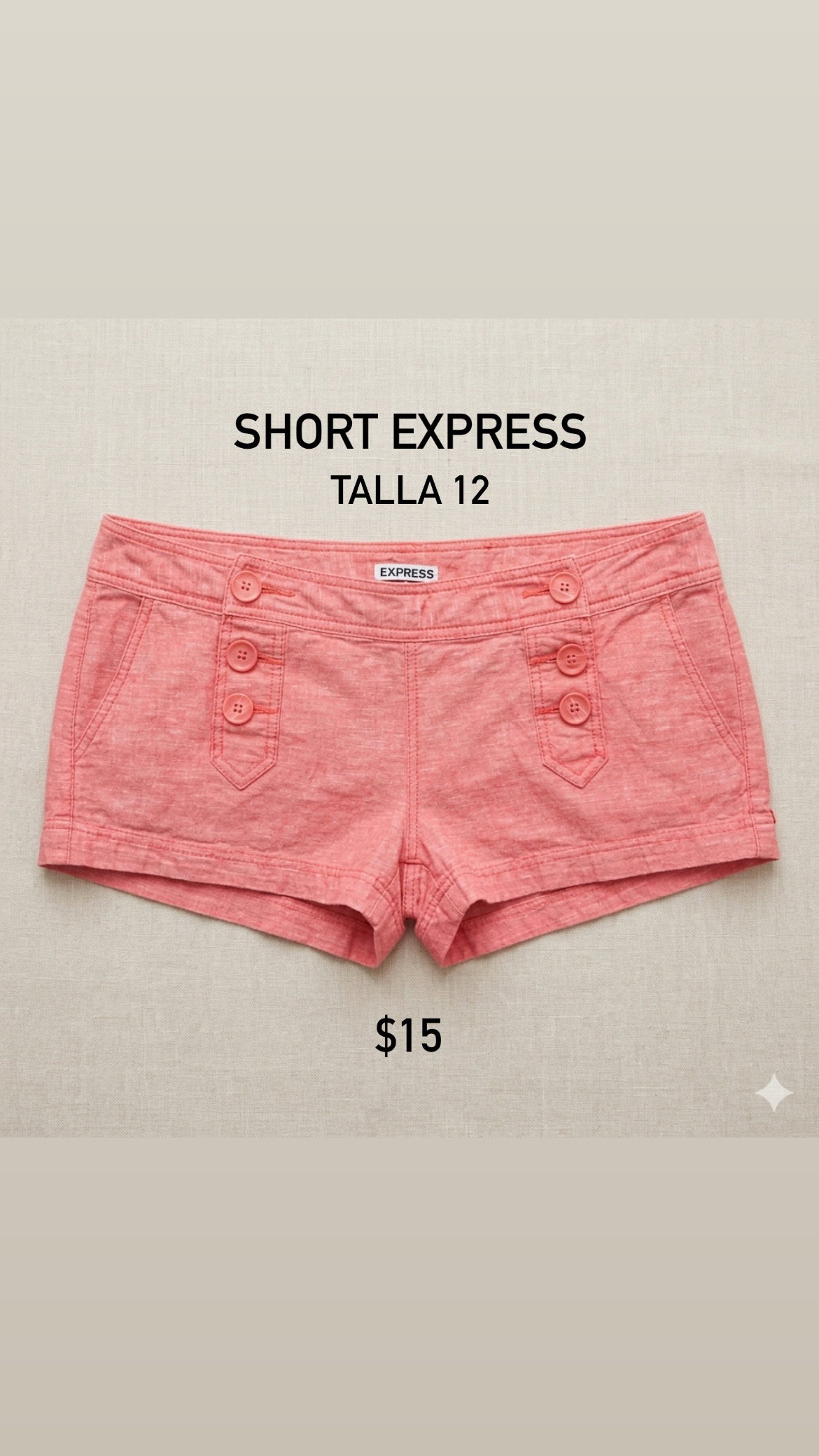 Shorts de Mujer Talla 12 - Express y American Eagle Outfitters