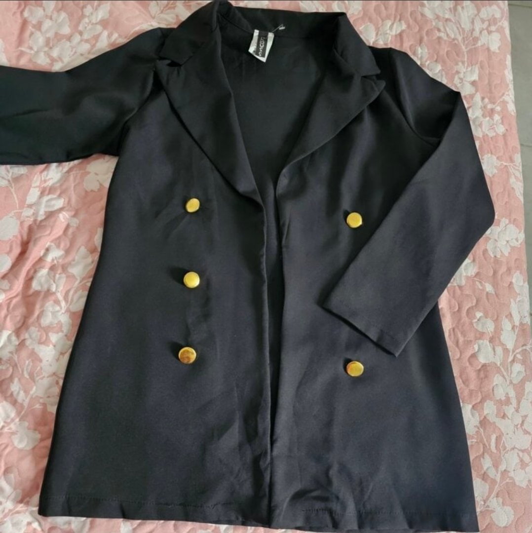 Blazer de botones negro Rouss - Nuevo