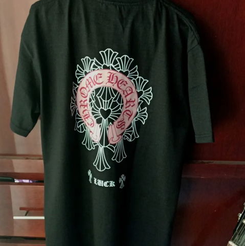 Camisa Negra Chrome Hearts Nueva