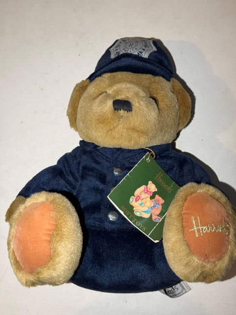 Oso peluche HARRODS policebear coleccionable