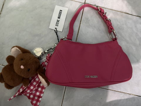 Bolsita Steve Madden Mini Clutch Rosa Nueva