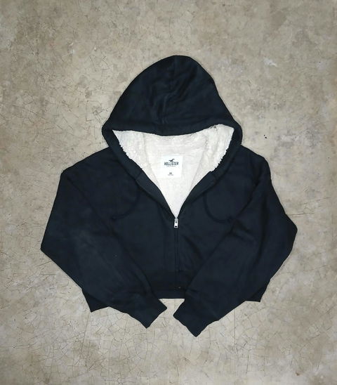 Sudadera Crop Hollister
