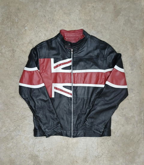 Chamarra Biker De Piel Reino Unido