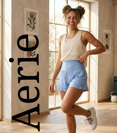 Short tiro alto aerie Talla S