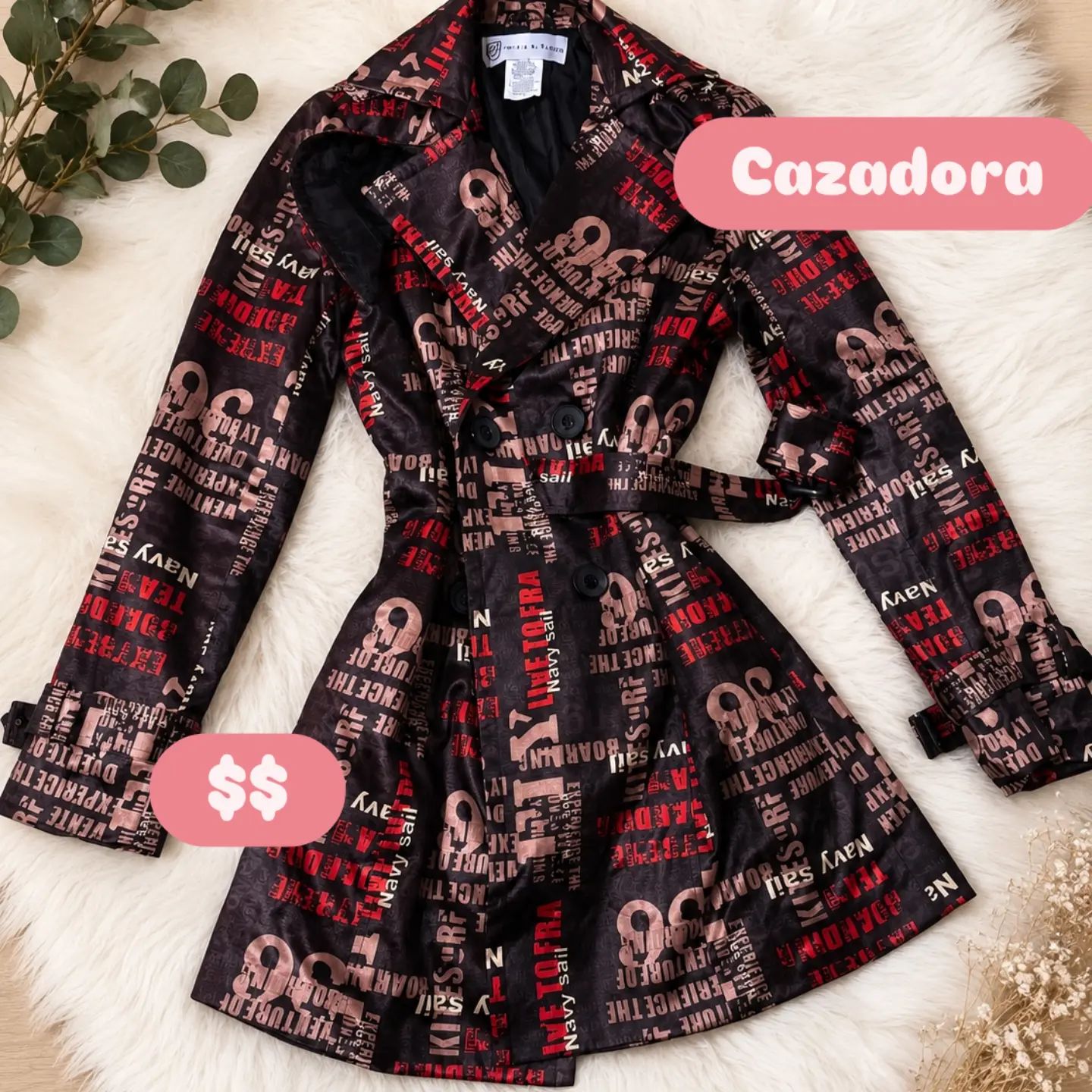Cazadora ligera y elegante talla chica/M