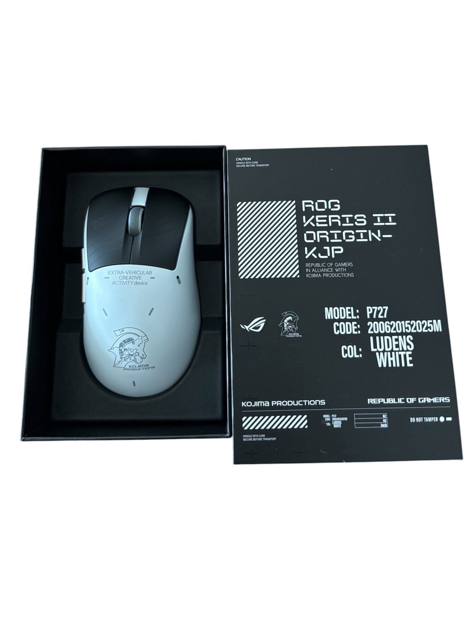 Mouse para Juegos ASUS ROG Keris II Origin KJP Edición Limitada Kojima Productions