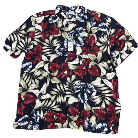 Camisa de Manga Corta Cubavera XL Nueva con Etiqueta