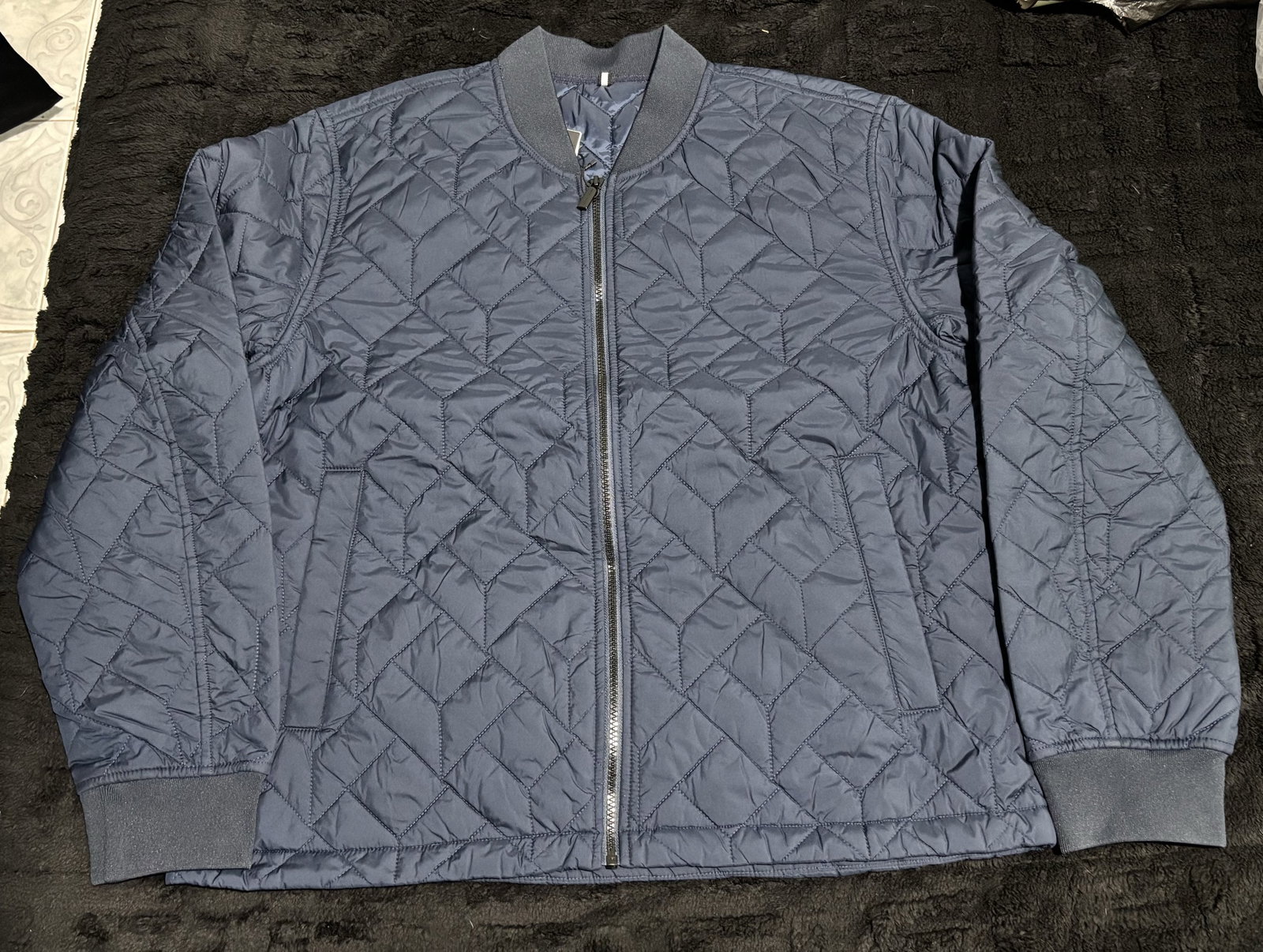Chamarra Perry Ellis Nueva con Etiqueta - Color Azul Oscuro