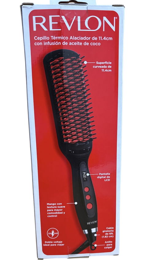 Cepillo Alisador Revlon XL Nuevo en Caja Sellada