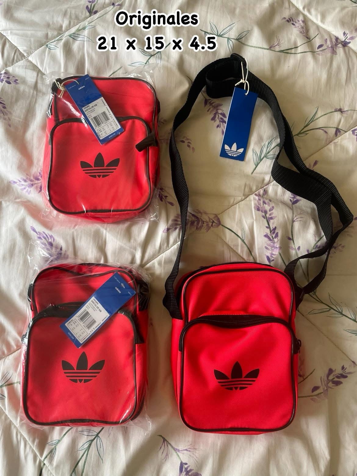 Crossbody Adidas Original Nuevo Rojo