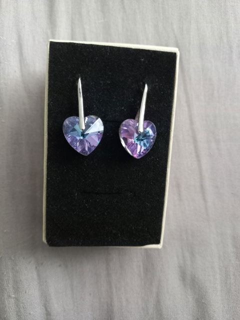 Par de aretes de gancho semilargos de 13mm