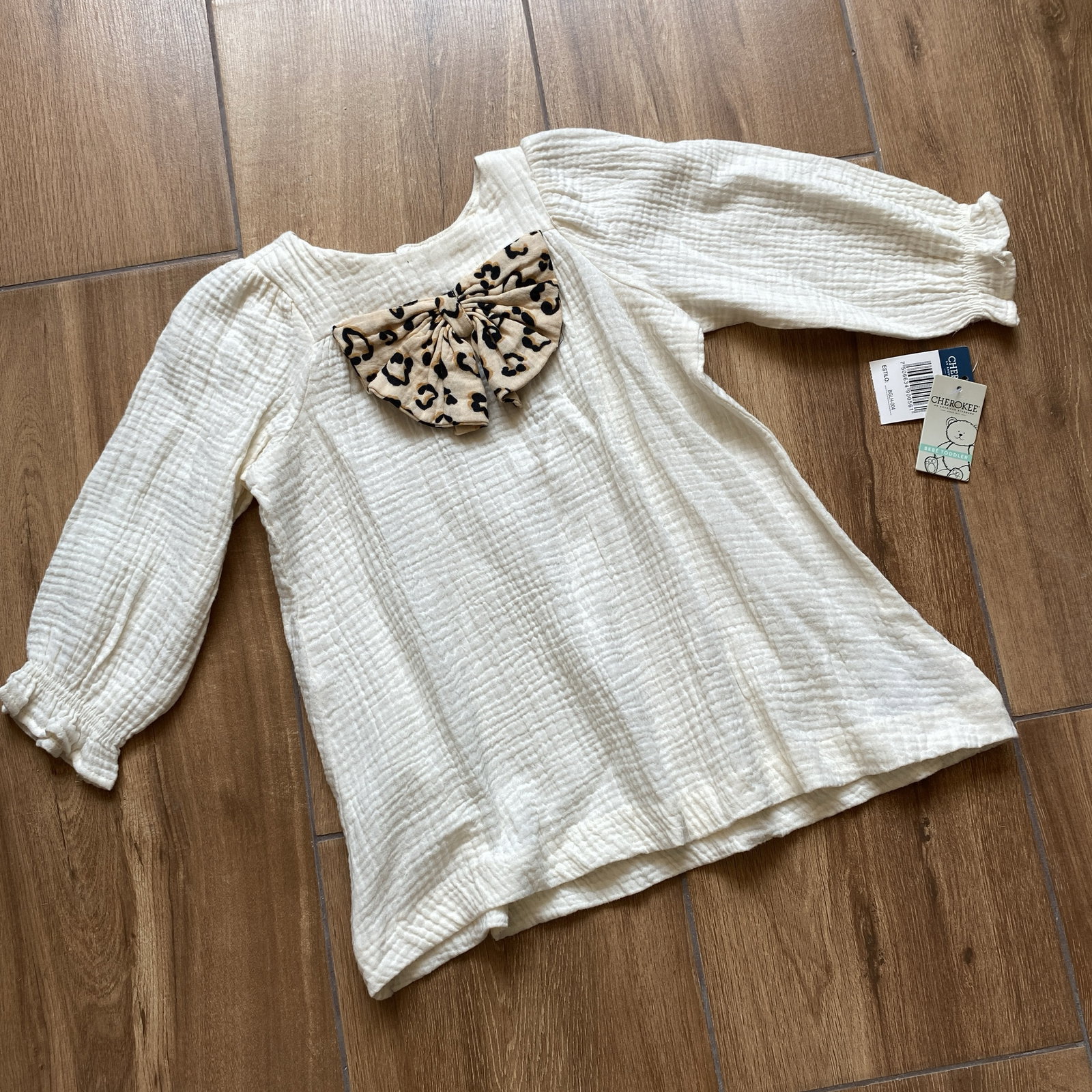 Vestido Infantil con Moño NUEVO