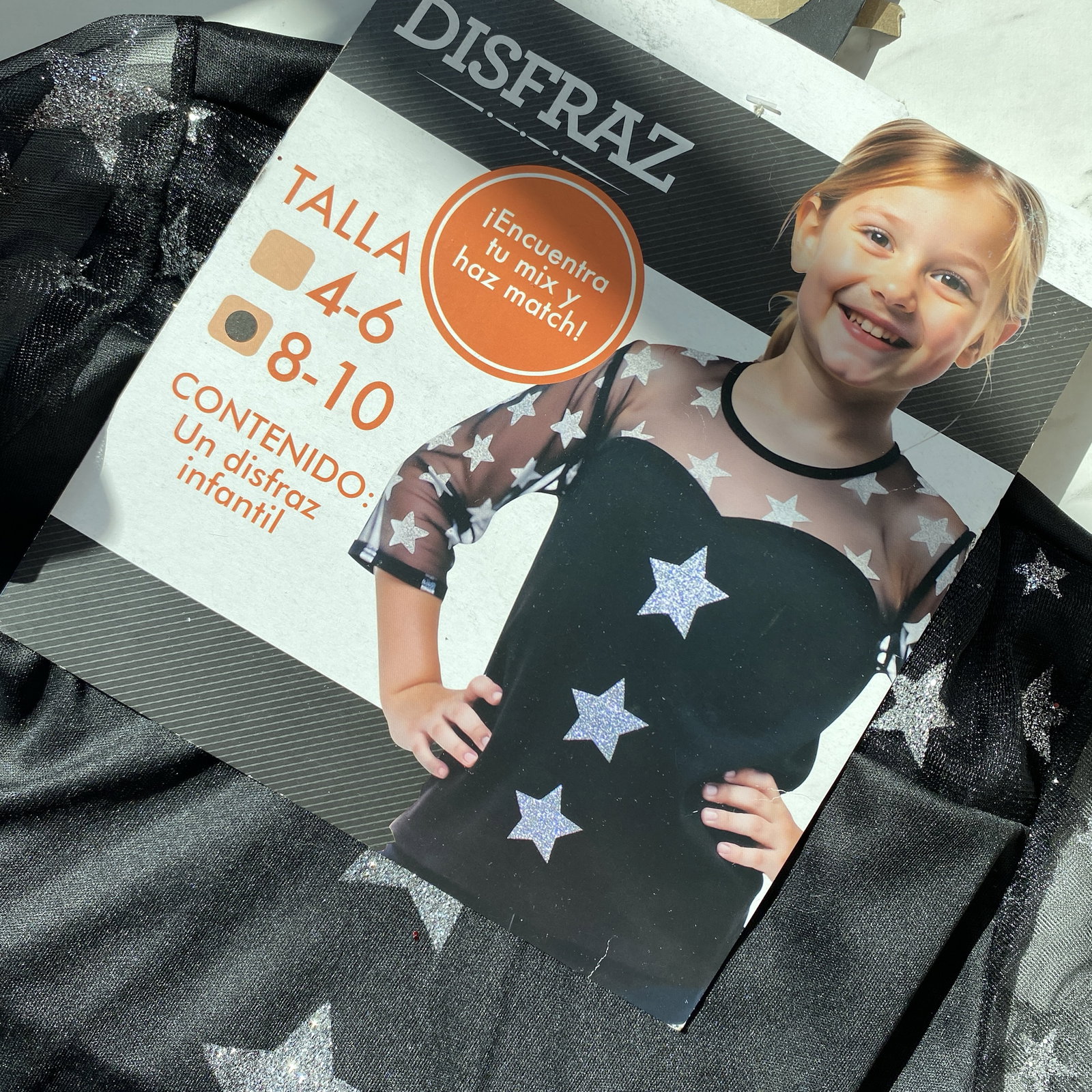 Disfraz infantil 8-10 años NUEVO