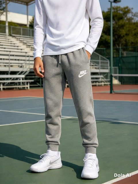 Pantalón deportivo Nike gris juvenil talla 14-16 años