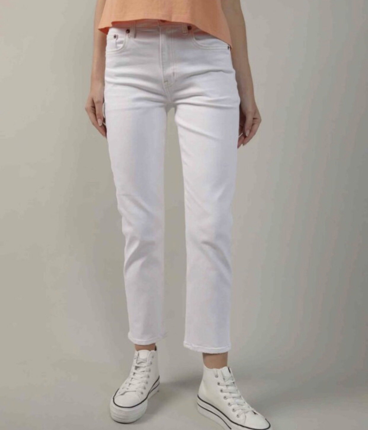 Jeans American Eagle Super High-Rise Ankle Straight 28W 6