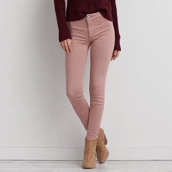 Jegging American Eagle Color Palo de Rosa - Buen Estado