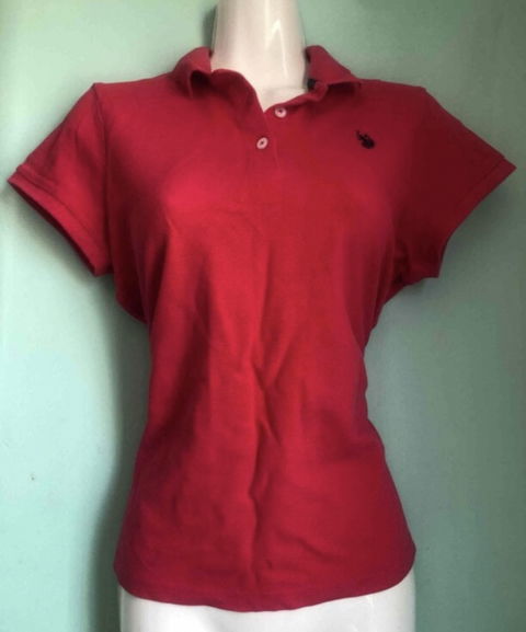 Playera Polo de Dama U.S. Polo Assn. Roja Talla L