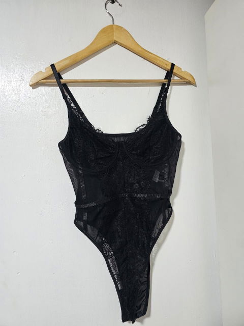 Body Lencero Negro Talla M de Shein