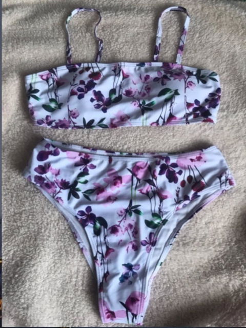 Traje de baño Floral Talla L de Shein