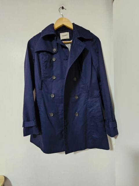 Gabardina Azul Pull & Bear Talla S